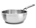 KitchenAid Sauteuse Tri-Ply RVS ø 24 cm / 3.7 Liter - zonder anti-aanbaklaag