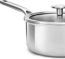 KitchenAid Steelpan Tri-Ply RVS ø 16 cm / 1.5 Liter - detail 1