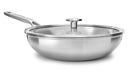 KitchenAid Wokpan met deksel Tri-Ply RVS ø 28 cm / 3.6 Liter - zonder anti-aanbaklaag