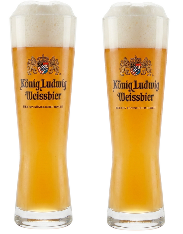 Konig Ludwig Bierglazen Weizen 500 ml - 2 stuks