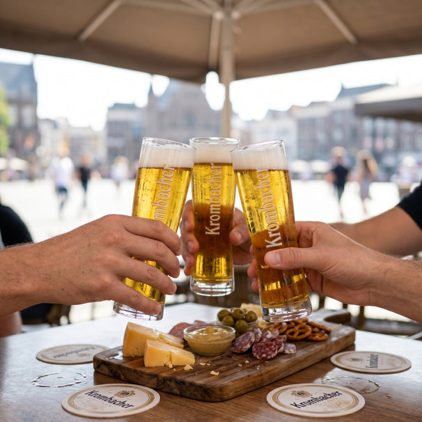 Krombacher Bierglazen Star Cup 250 ml - 2 stuks