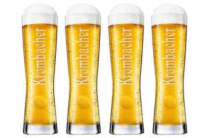 Krombacher Bierglazen Star Cup 250 ml - 4 stuks