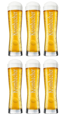 Krombacher Bierglazen Star Cup 250 ml - 6 stuks