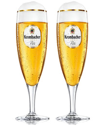Krombacher Bierglazen op Voet 300 ml - 2 stuks