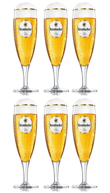 Krombacher Bierglazen  op Voet 300 ml - 6 stuks