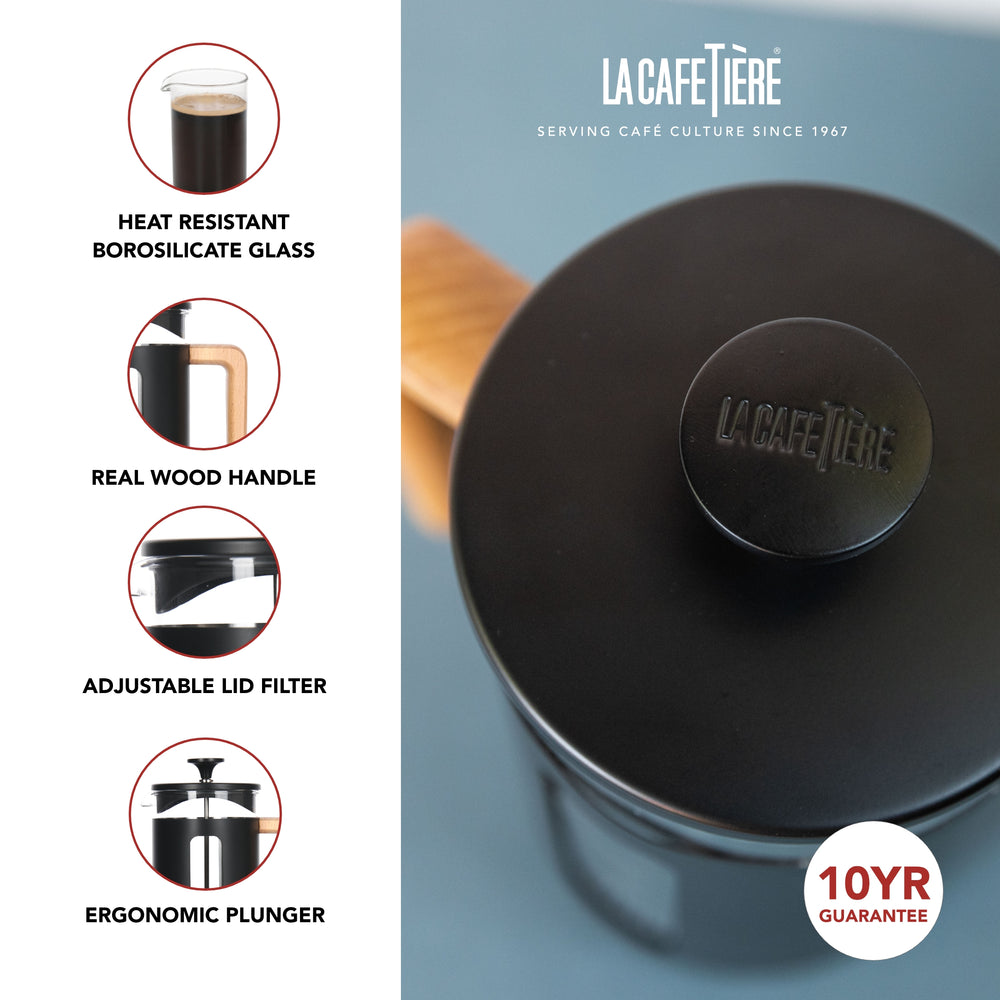 La Cafetière Cafetiere Pisa Zwart 350 ml / 3 kops