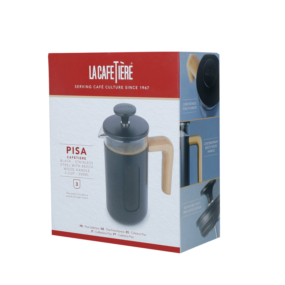 La Cafetière Cafetiere Pisa Zwart 350 ml / 3 kops