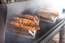 Landmann BBQ / Smoker Vinson 200 - Houtskoolbarbecue - Grilloppervlak 70.5 x 39.5 cm