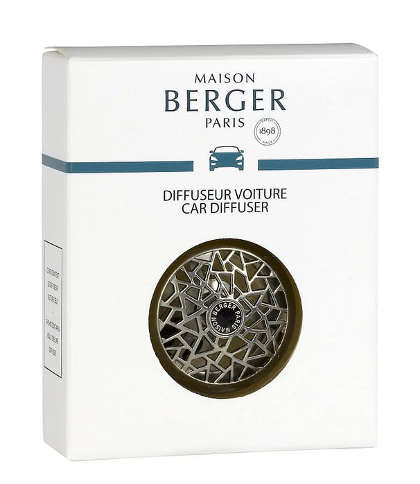Maison Berger Autoparfum Diffuser Graphic Mat Nikkel - Zonder navulling