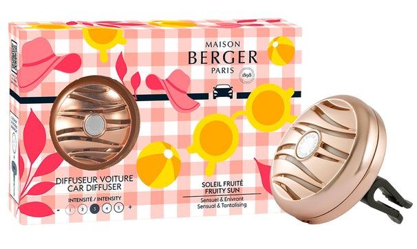 Maison Berger Autoparfum / Autodiffuser Estivale Blissful - Fruity Sun - met navulling