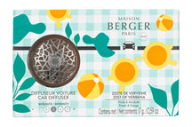 Maison Berger Autoparfum / Autodiffuser Estivale Graphic - Zest of Verbena - met navulling