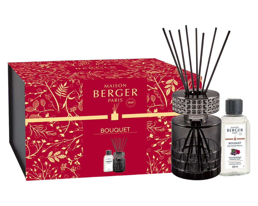 Maison Berger Geurstokjes Celebration Noir - Hypnotic Oud - 200 ml - inhoud doos