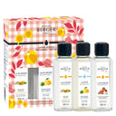Maison Berger Triopack Navulling - voor geurbrander - Estival - Fruity Sun, Zest of Verbena & Sweet Grapefruit - 3 x 250 ml