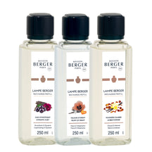 Maison Berger Triopack Navulling - voor geurbrander - Magical - Hypnotic Oud, Velvet of Orient & Amber Powder - 3x 250 ml
