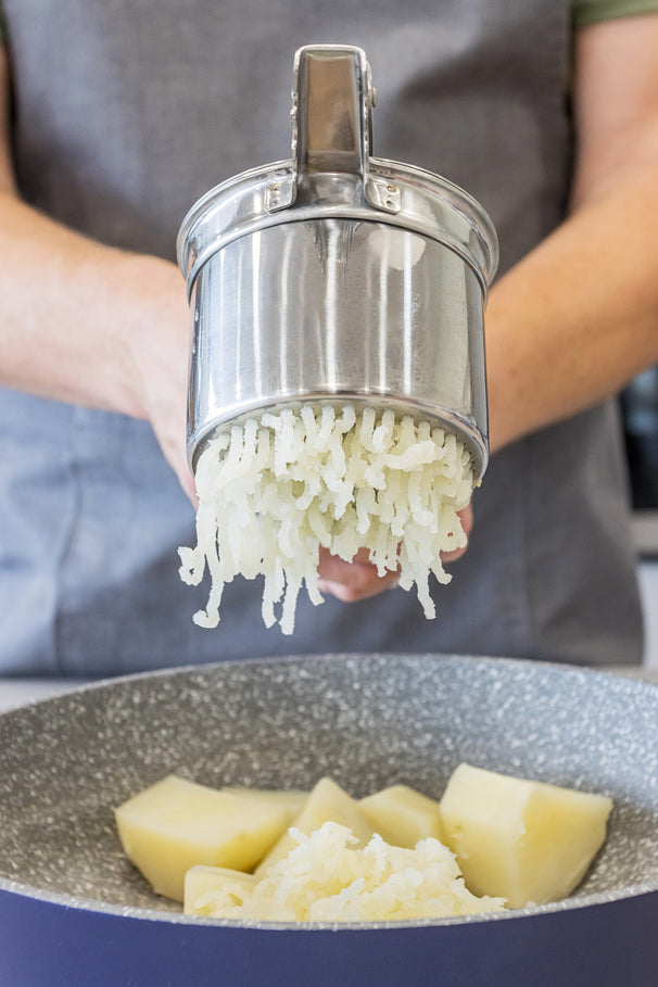 MasterClass Pureeknijper Deluxe RVS 31 cm - Aardappelpers Pureestamper