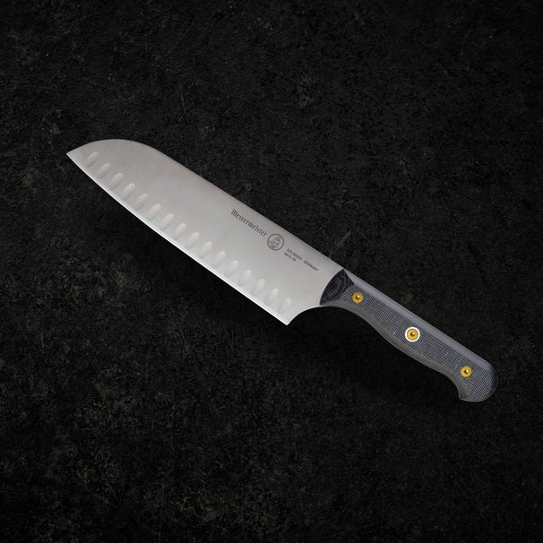 Messermeister Santokumes met Kuiltjes Custom 18 cm