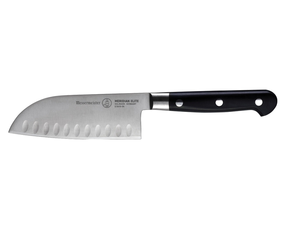 Messermeister Santokumes met Kuiltjes Meridian Elite 13 cm