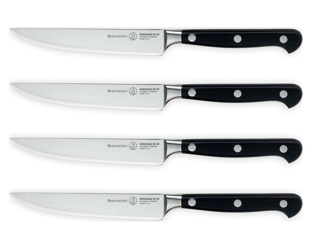 Messermeister Steakmessen Meridian Elite 12 cm - 4 stuks