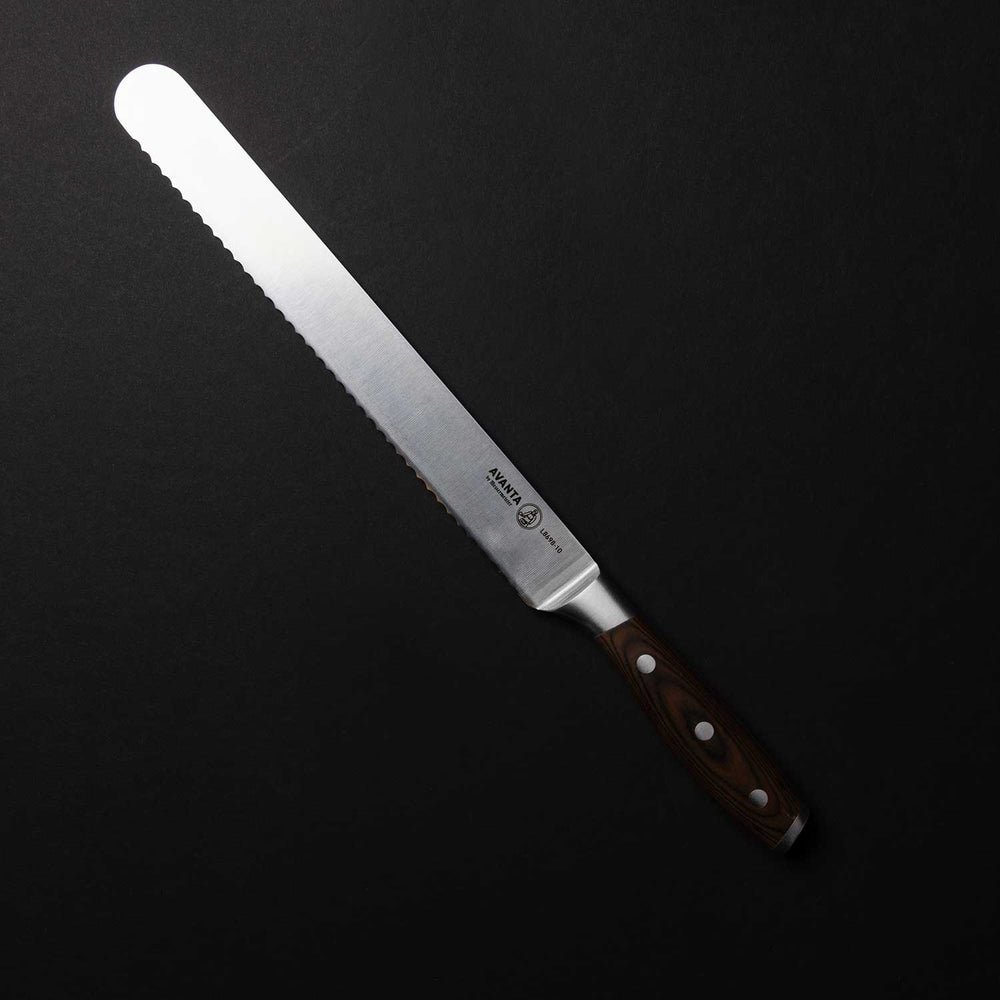 Messermeister Vleesmes Gekarteld Avanta Pakkahout 25 cm - sfeerbeeld 1