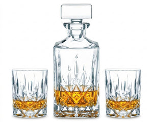Nachtmann Whiskey Set Noblesse 3-delig - Karaf 750 ml & 2 Whiskeyglazen 295 ml