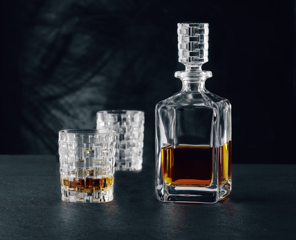 Nachtmann Whiskey Set Bossa Nova 3-delig - Karaf 750 ml & 2 Whiskeyglazen 330 ml