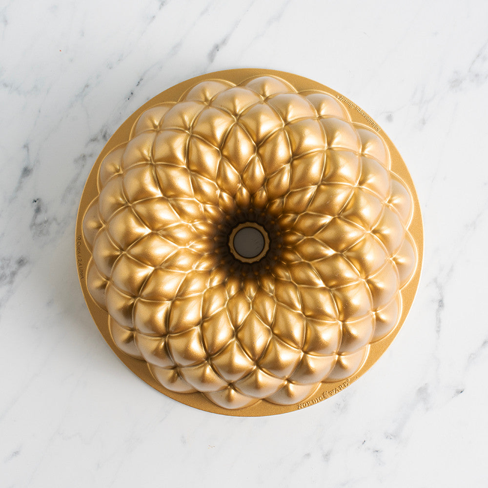 Nordic Ware Tulbandvorm  Kaleidoscope Bundt Goud - Gietaluminium - ø 23 cm