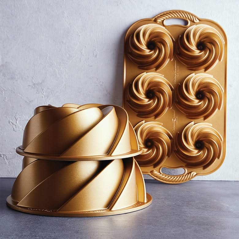Nordic Ware Tulbandvorm Heritage Bundt Goud - Gietaluminium - ø 26 cm