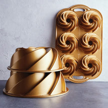 Nordic Ware Tulbandvorm Heritage Bundt Goud - Gietaluminium - ø 26 cm