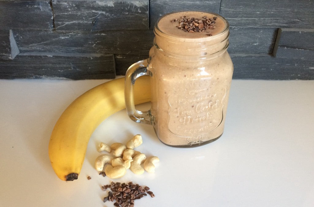 Een romige, voedzame milkshake vol energie voor een goede start van de dag