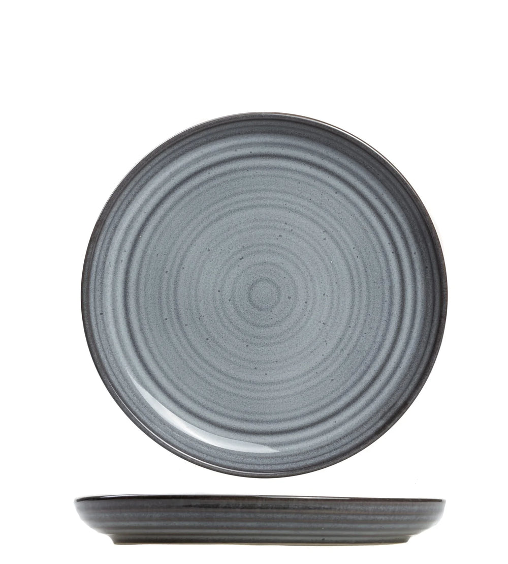 Cosy & Trendy Serviesset Kentucky Grey 12-delig / 4 personen - 4 dinerborden, 4 ontbijtborden en 4 diepe borden