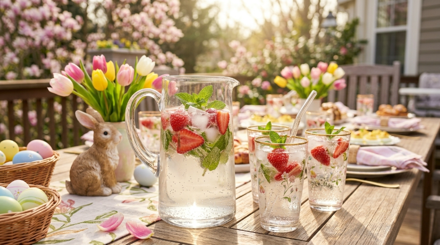 Feestelijk, fris en kleurrijk voor op de paastafel