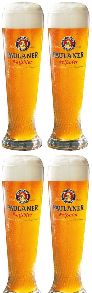 Paulaner Bierglazen Weizen 300 ml - 4 Stuks