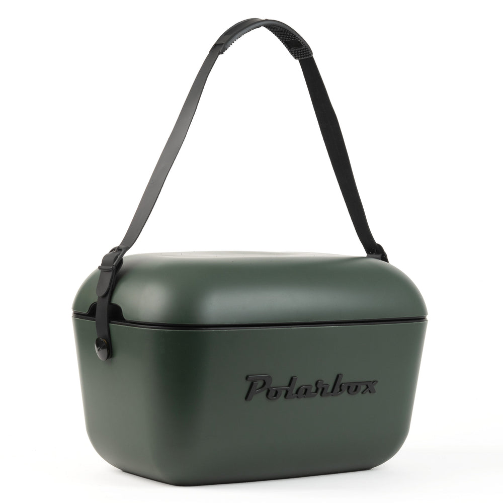 Polarbox koelbox groen zwart 12 liter retro. Green forest black