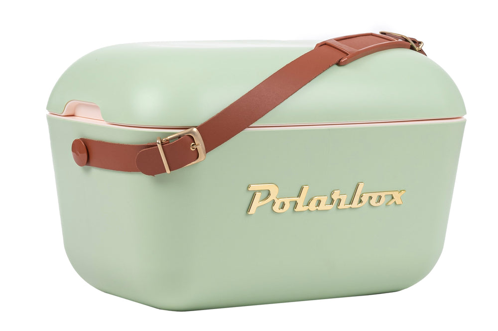 Polarbox Koelbox met Schouderband - Olive Green-Gold - 20 Liter