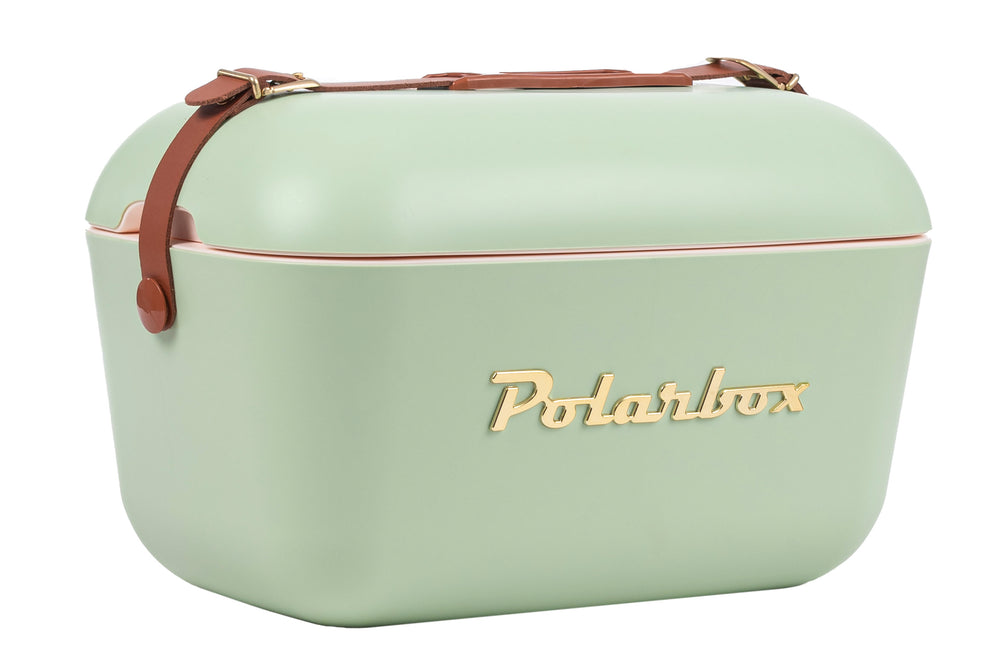 Polarbox Koelbox met Schouderband - Olive Green-Gold - 20 Liter
