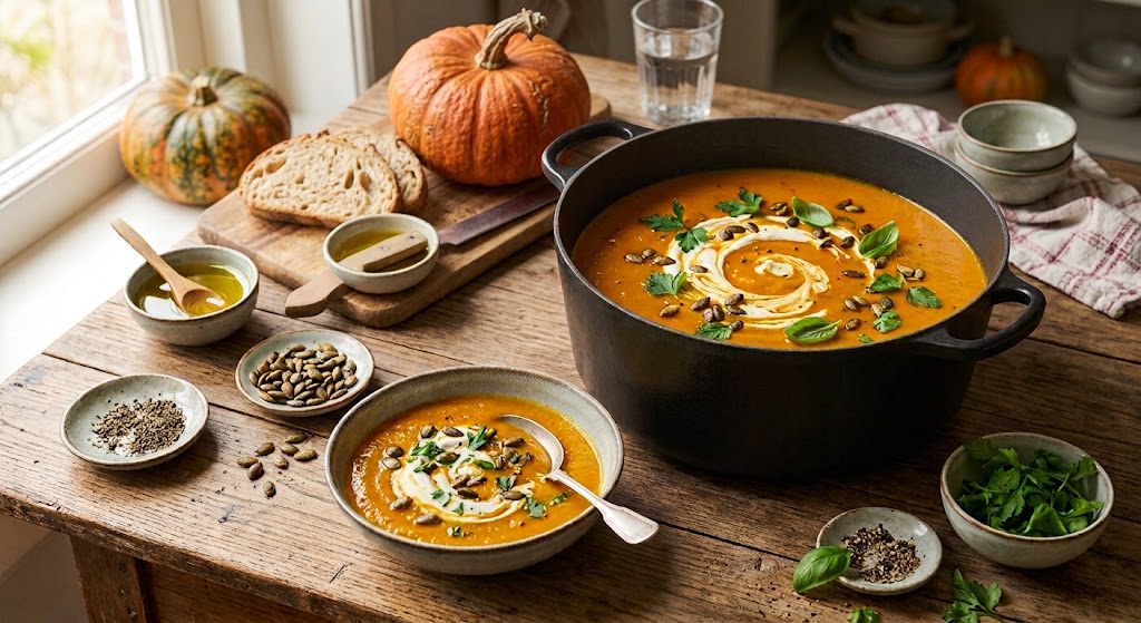 Zijdezacht, kleurrijk en vol smaak voor een gezellige tafel.