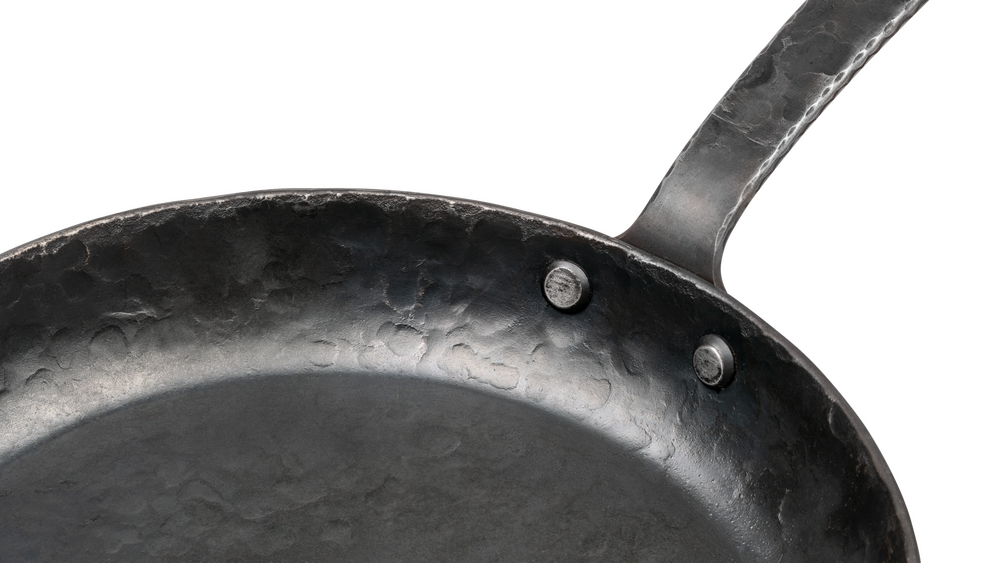 Forged Koekenpan Carbonstaal ø 24 cm - geschikt voor alle warmtebronnen - zonder anti-aanbaklaag