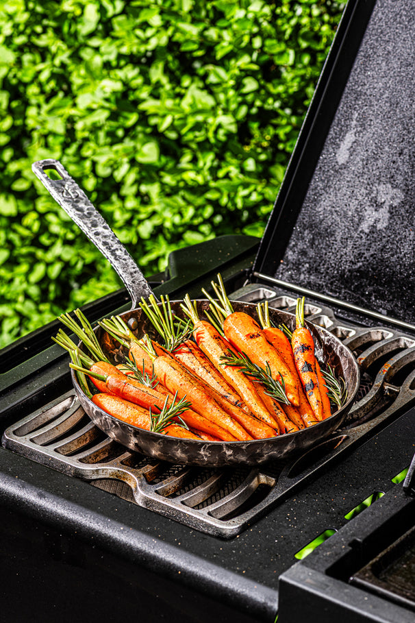 Forged Koekenpan Carbonstaal ø 28 cm - geschikt voor alle warmtebronnen - zonder anti-aanbaklaag