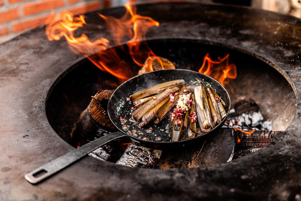Forged Koekenpan Carbonstaal ø 24 cm - geschikt voor alle warmtebronnen - zonder anti-aanbaklaag