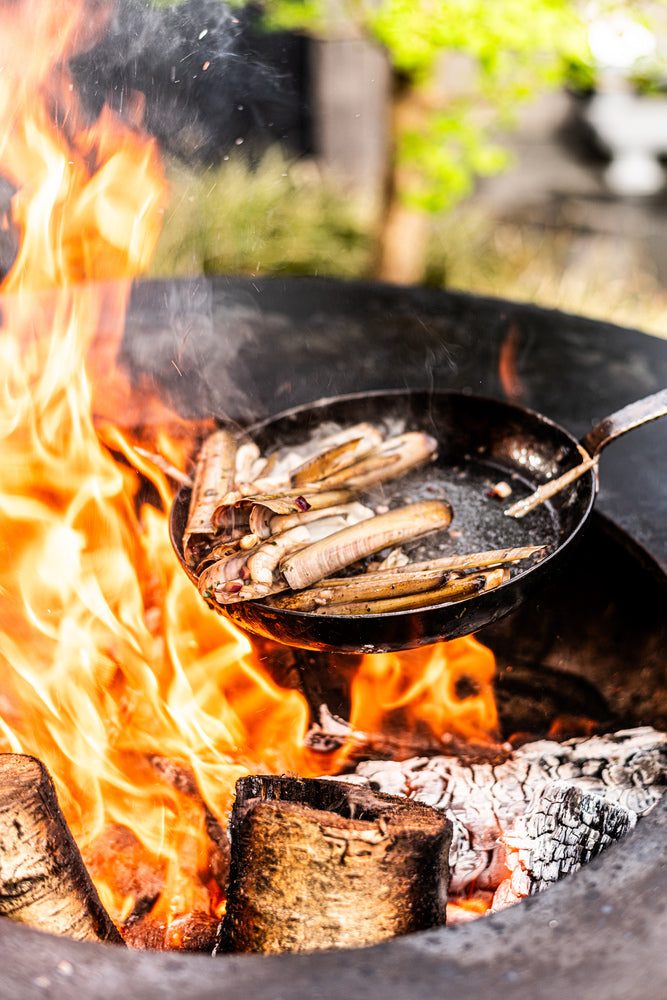 Forged Koekenpan Carbonstaal ø 24 cm - geschikt voor alle warmtebronnen - zonder anti-aanbaklaag