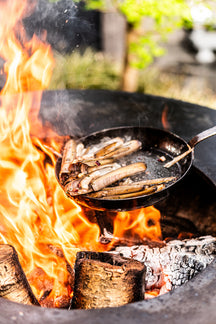 Forged Koekenpan Carbonstaal ø 24 cm - geschikt voor alle warmtebronnen - zonder anti-aanbaklaag