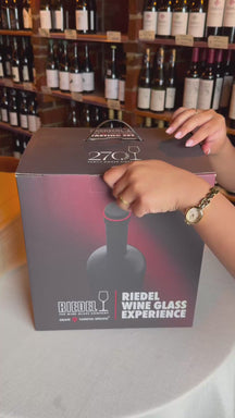 Riedel Wijnglazenset Fatto A Mano Black Tie - Bordeaux Grand Cru, Burgundy Grand Cru, Riesling & Oaked Chardonnay - 4 Stuks