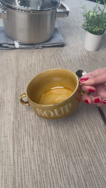 Cosy & Trendy Soepkommen / Kommen Soup Oker ø 12 cm / 450 ml - 4 stuks