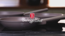Berlinger Haus Koekenpannenset Taupe 3-Delig - Koekenpan ø 20 & 24 cm, Grillpan 28 cm - Geschikt voor alle warmtebronnen