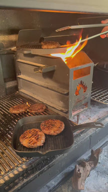 Blackwell Grillplaat BBQ / Bakplaat Gietijzer ø 30 cm - zonder anti-aanbaklaag 2-zijdig