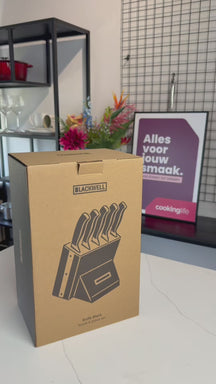 Blackwell Messenblok - Noire - Koksmes, Santokumes, Broodmes, Officemes & Schilmes 6-delig