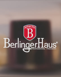BerlingerHaus Airfryer XL Mat Bordeaux - met Kijkvenster - 5 Liter - 1400W