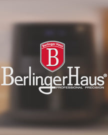 BerlingerHaus Airfryer XXXL Mat Antraciet - met Kijkvenster - 8 Liter - 1650W