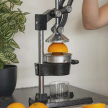 Cookinglife Citruspers - Gietijzer - Hevelmodel - Oranje