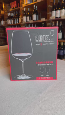 Riedel Rode Wijnglazen Grape@Riedel - Cabernet / Merlot / Cocktail - 830 ml - 2 Stuks